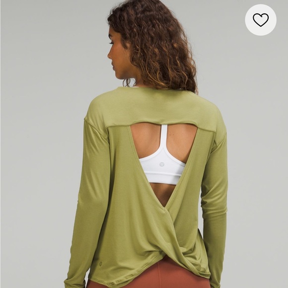 Modal blend open back long sleeve - Picture 2 of 5